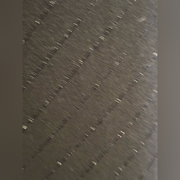 Chrusty Lyn Long Maxi Dress W Black Sequence Glitter Asymmetrical Stripes SZ 14 - Picture 8 of 12